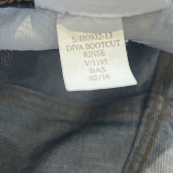 Old Navy Jeans Women's Size 18 Short Dark Blue Mid-Rise Diva Boot-Cut - Picture 6 of 14